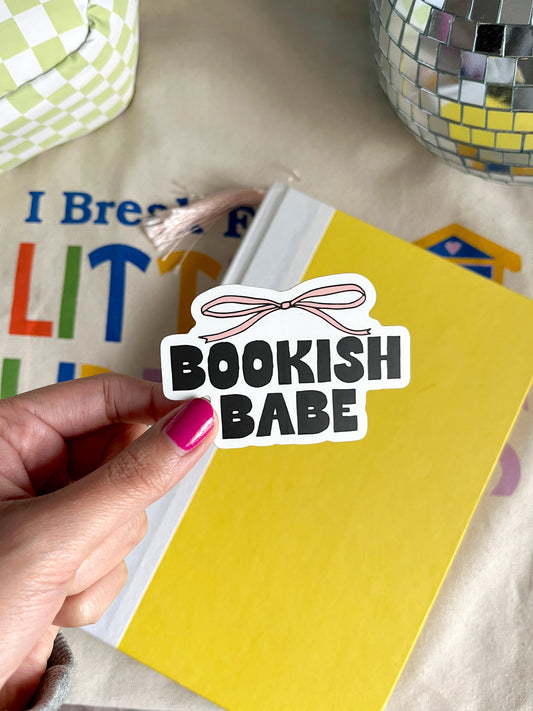 Bookish Babe Sticker