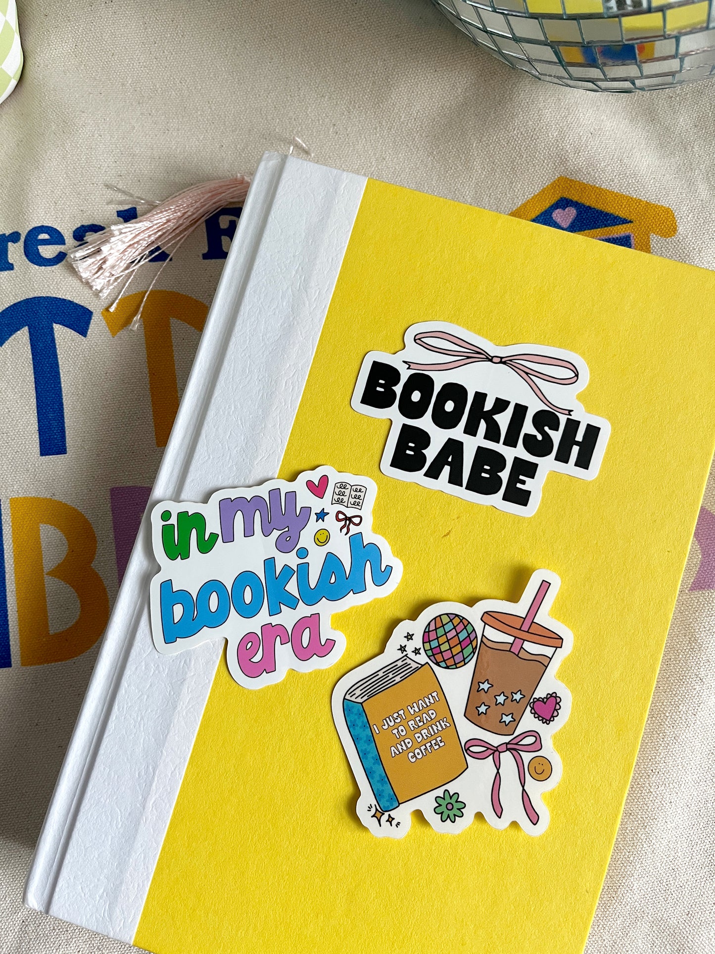 Bookish Babe Sticker