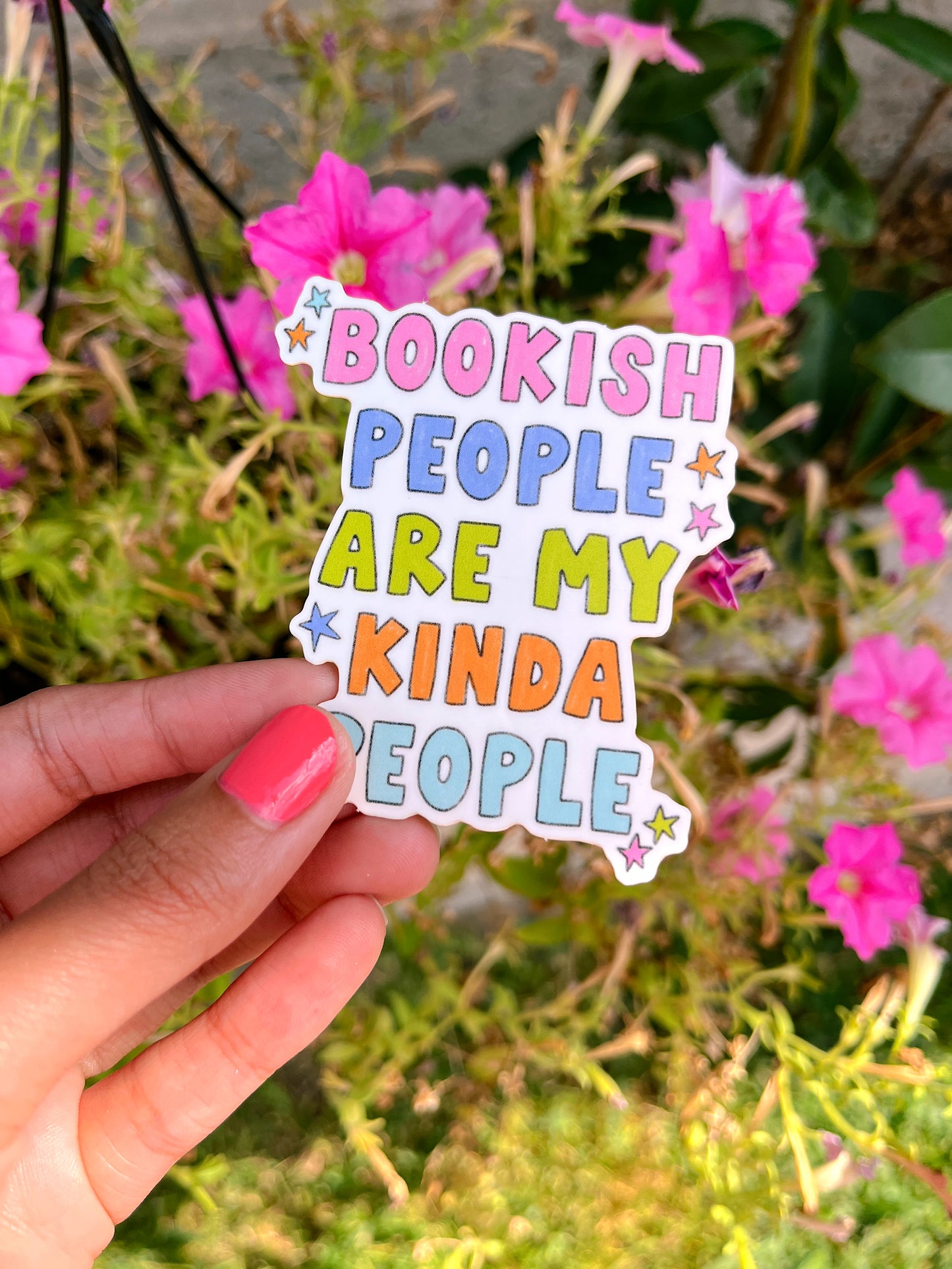 Bookish people are my kinda people Sticker