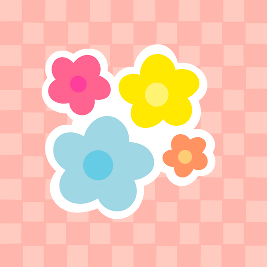 Flower fields sticker