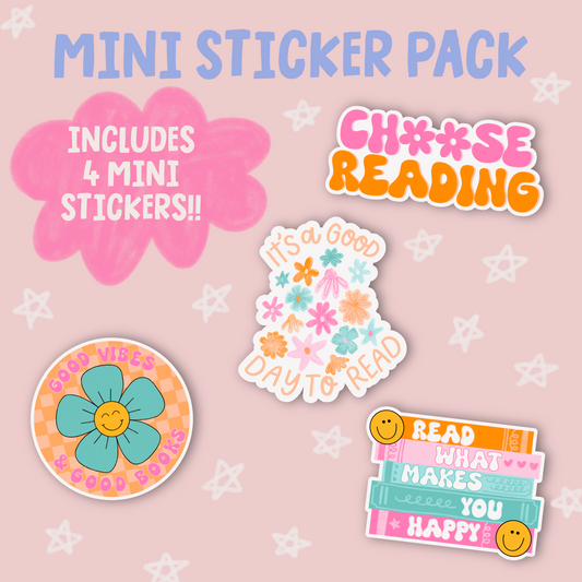 Mini bookish Sticker Pack