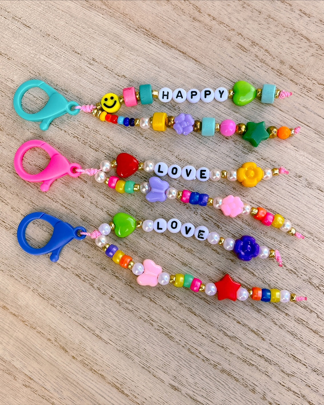 Beaded keychain